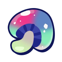 rainbow shroomie
