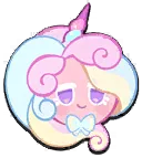 Cream Unicorn Cookie
