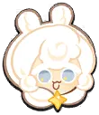 Cream Ferret Cookie