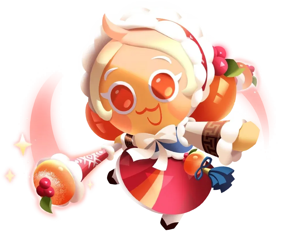 Rosy New Year Peach Cookie