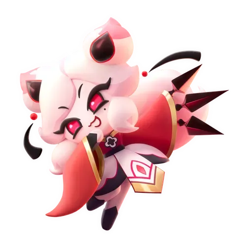 white peach cookie