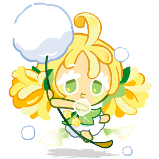 Dandelion Fairy Cookie